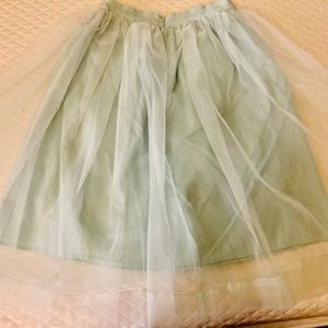 Mint blue fairytale skirt